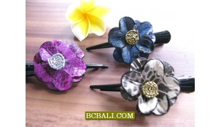 bali leather hair accessories kids women fashion